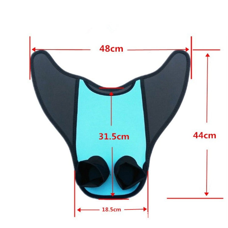 Fish Tail Shaped Fins Swimming Training Equipment Snorkeling Flippers Reluova