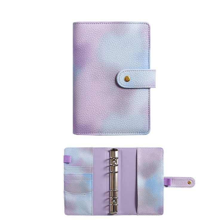 PU Leather Macaron Notebook Symphony Pearl Paper Loose-leaf Cash Budget Book My Store