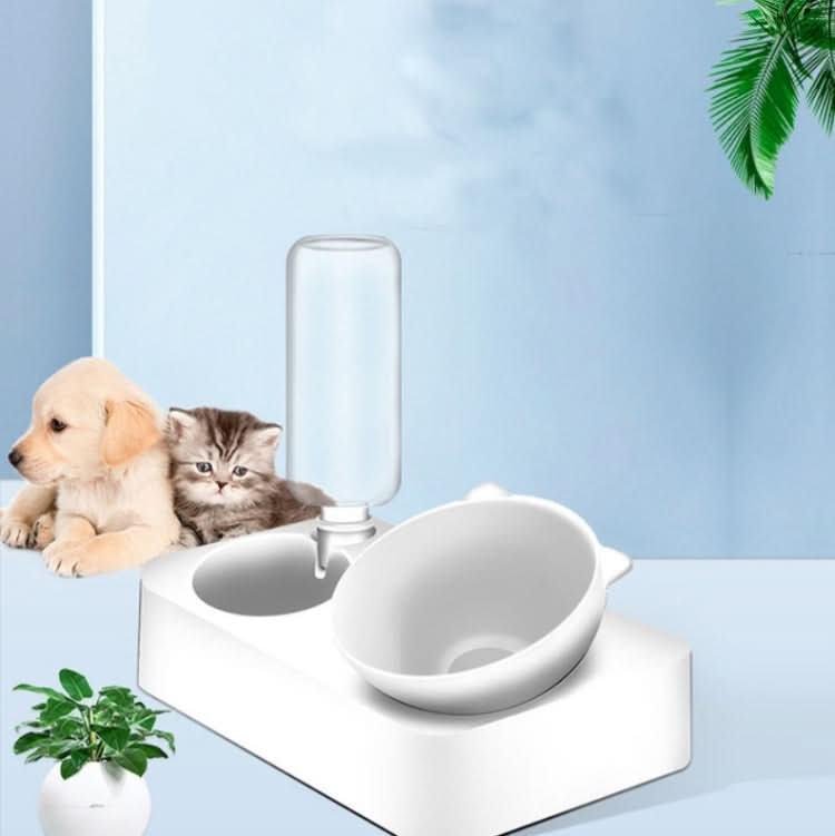 Pet Bowl Anti-tipping Automatic Drinking Water Feeding Bowl - Reluova