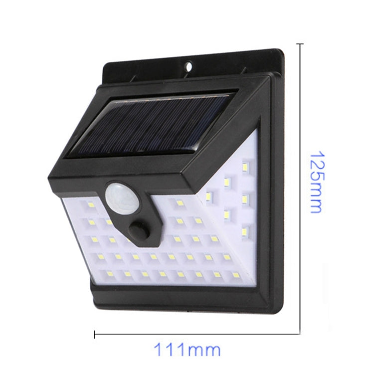 40 LEDs Solar Outdoor Body Induction Lamp IP65 Waterproof Wall Street Light My Store