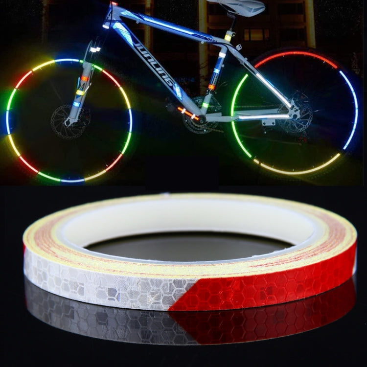 2 Rolls Bicycle Mountain Bike Motorcycle Sticker Car Contour Reflective Sticker Night Riding Reflective Sticker