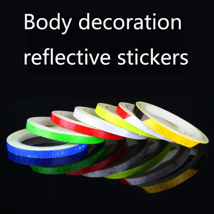 2 Rolls Bicycle Mountain Bike Motorcycle Sticker Car Contour Reflective Sticker Night Riding Reflective Sticker