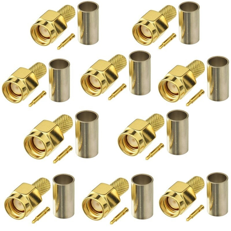 Plug Connector Crimp For RG58 / LMR195 / RG142 / RG400 My Store