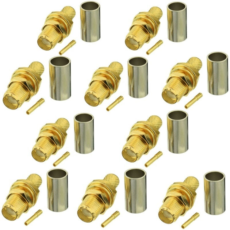 Plug Connector Crimp For RG58 / LMR195 / RG142 / RG400 My Store