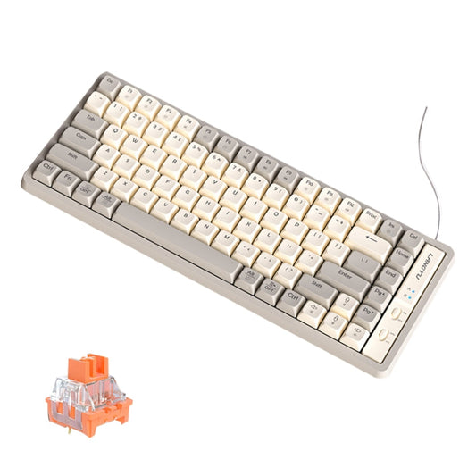 LANGTU GK85 85 Keys Gold Shaft Mechanical Wired Keyboard. Cable Length: 1.5m My Store