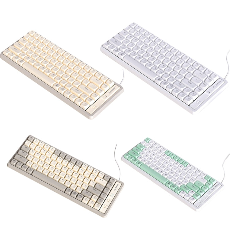 LANGTU GK85 85 Keys Gold Shaft Mechanical Wired Keyboard. Cable Length: 1.5m My Store