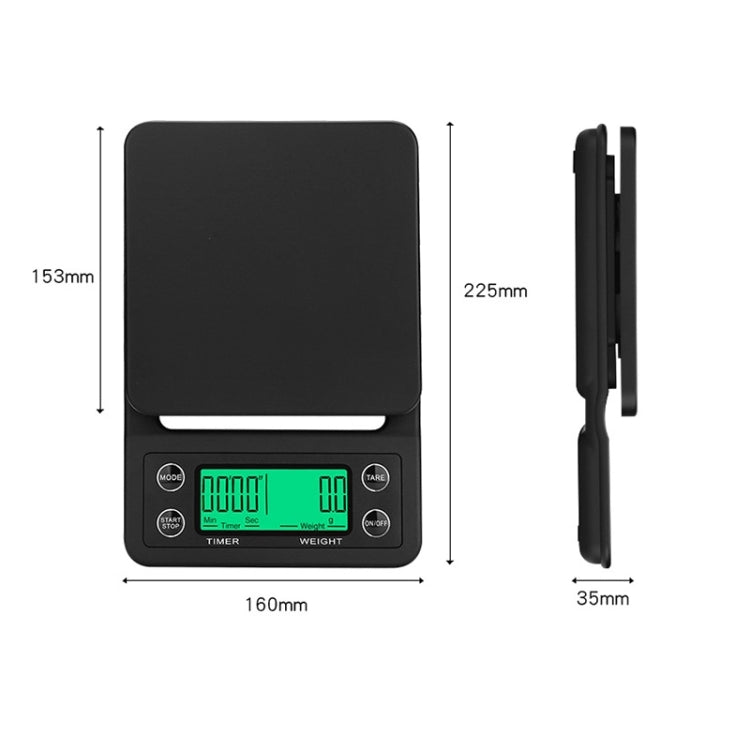 Hand Punch Coffee Scales Timing Electronic Timer Scale Kitchen Scales My Store