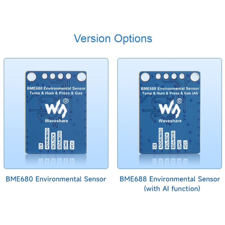 Environmental Sensor Supports Temperature / Humidity / Barometric Pressure / Gas Detection