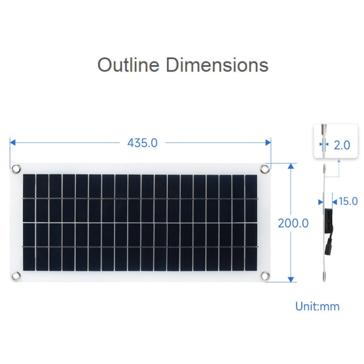 Waveshare 18V 10W Semi-flexible Polycrystalline Silicon Solar Panel My Store