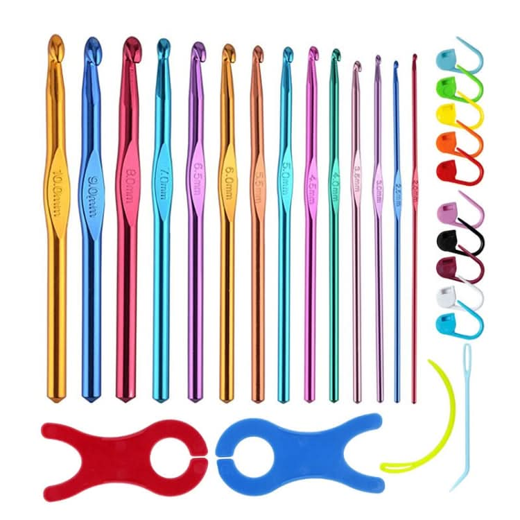 Color Alumina Single Head Crochet Handmade DIY Knitting Tool Material Reluova