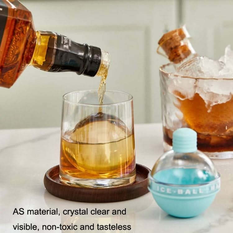 2PCS Home Whiskey Bulb Ice Ball Ice Cube Silicone Mold With Funnel-Reluova