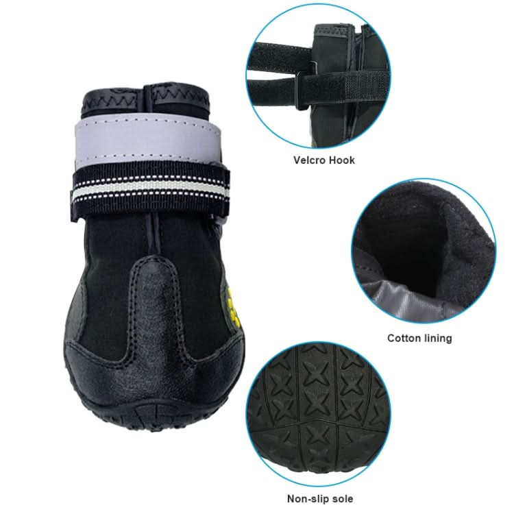 4 in 1 Autumn Winter Pet Dog Foot Cover Waterproof Shoes-Reluova