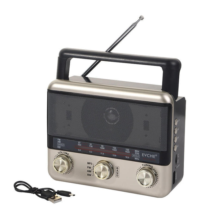 BAIJIALI EC-2110BTS Multifunctional Solar Radio Retro Full Band Card Radio