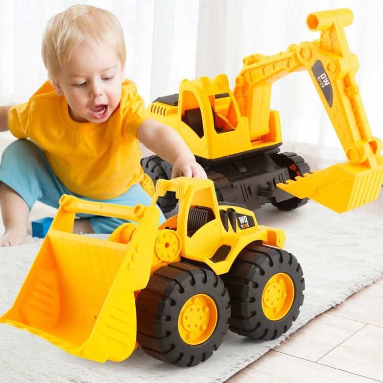 3 PSC / Set Children Simulation Drop-resistant Excavation Engineering Vehicle Toy Set, Random Style Delivery Reluova