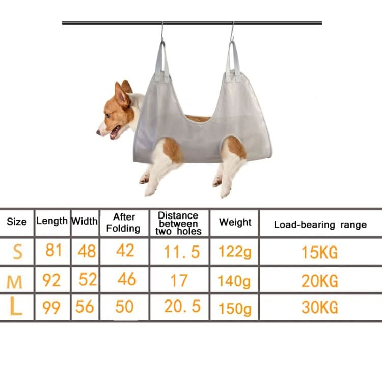 Small & Medium Pet Grooming Polyester Hanging Hammock With Trimming Tool - Reluova