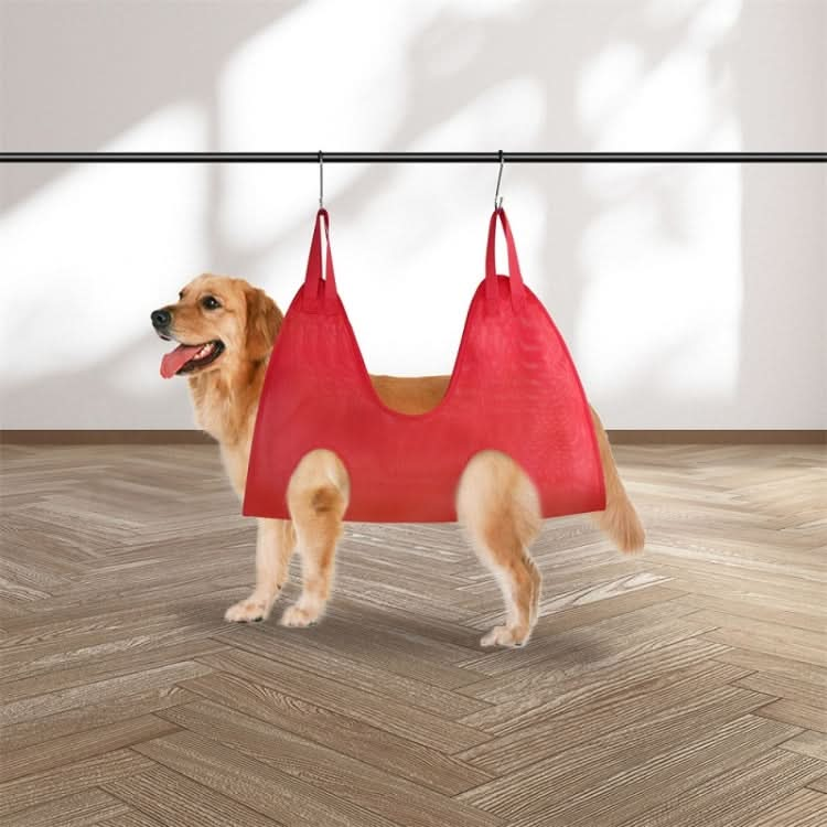 Small & Medium Pet Grooming Polyester Hanging Hammock With Trimming Tool - Reluova