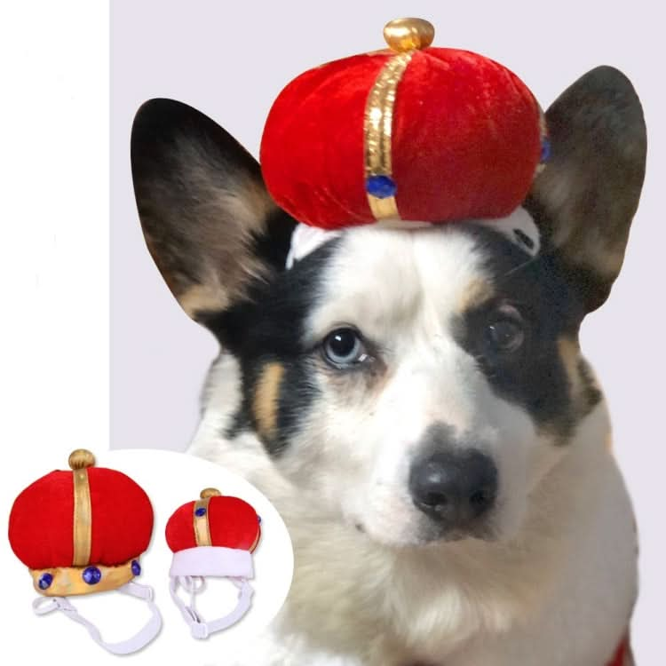 Pet Crown Hat Creative Funny Dog Cat Headdress - Reluova