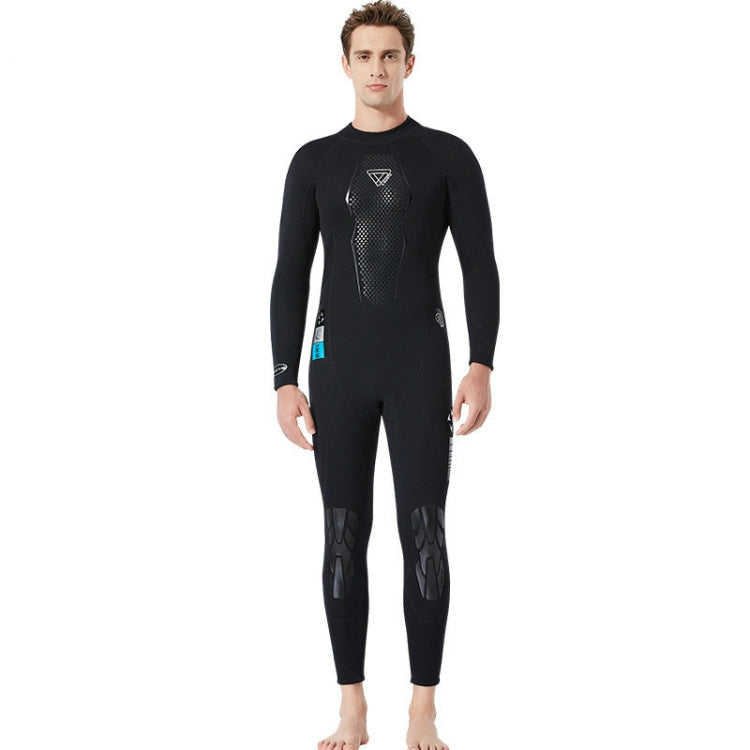 DIVE&SAIL WS-19496 One-piece Thermal Diving Suit Long-sleeved Snorkeling Swimsuit