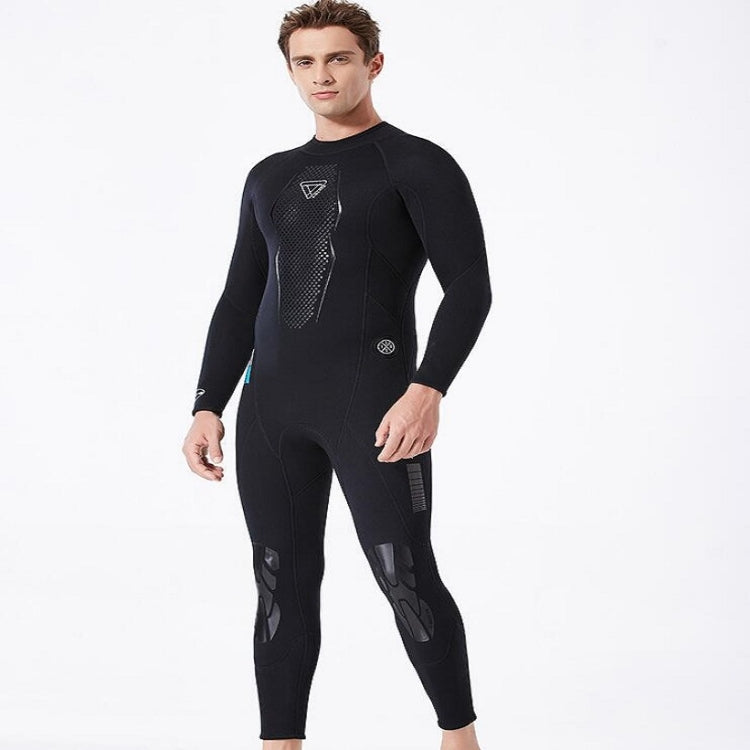 DIVE&SAIL WS-19496 One-piece Thermal Diving Suit Long-sleeved Snorkeling Swimsuit Reluova