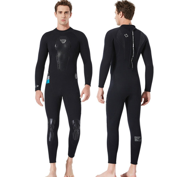 DIVE&SAIL WS-19496 One-piece Thermal Diving Suit Long-sleeved Snorkeling Swimsuit