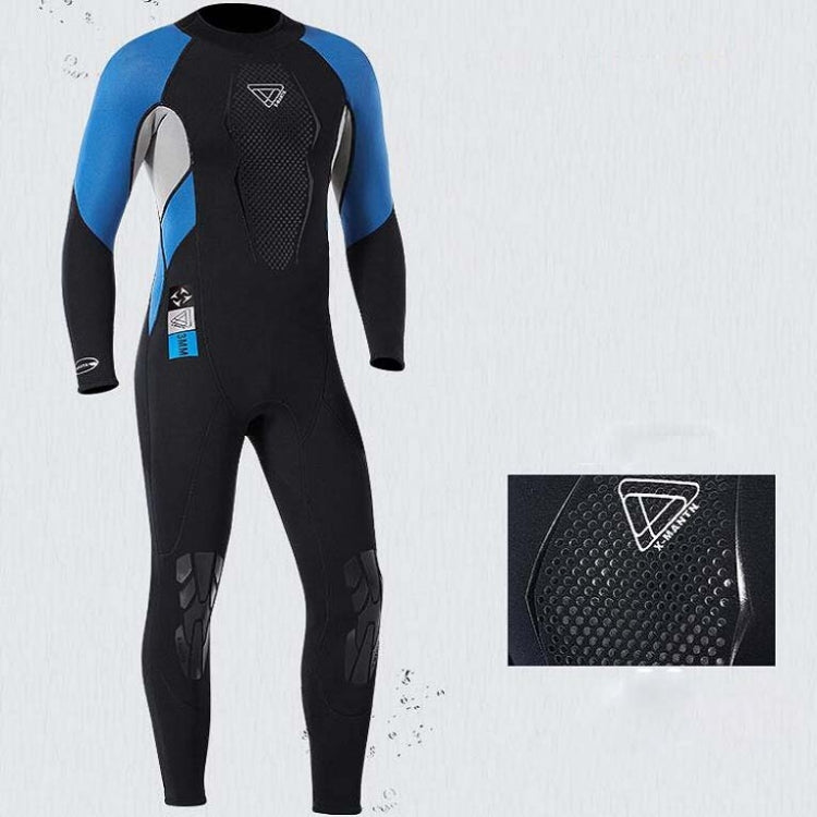 DIVE&SAIL WS-19496 One-piece Thermal Diving Suit Long-sleeved Snorkeling Swimsuit Reluova