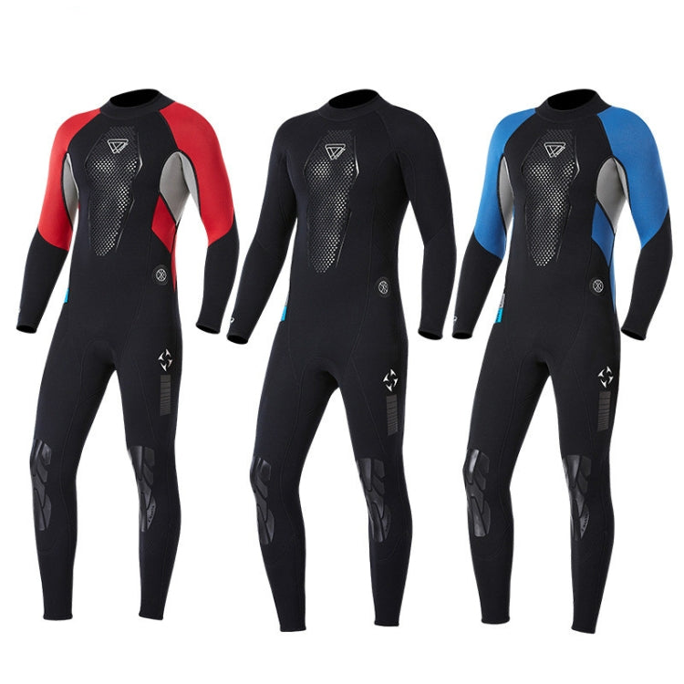 DIVE&SAIL WS-19496 One-piece Thermal Diving Suit Long-sleeved Snorkeling Swimsuit Reluova