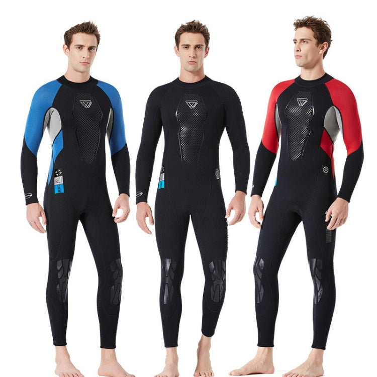 DIVE&SAIL WS-19496 One-piece Thermal Diving Suit Long-sleeved Snorkeling Swimsuit