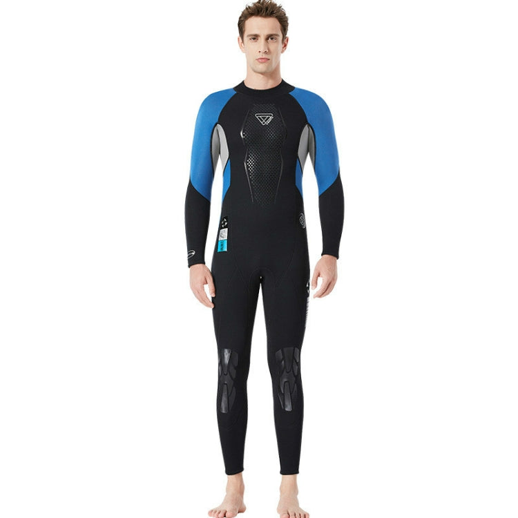 DIVE&SAIL WS-19496 One-piece Thermal Diving Suit Long-sleeved Snorkeling Swimsuit Reluova