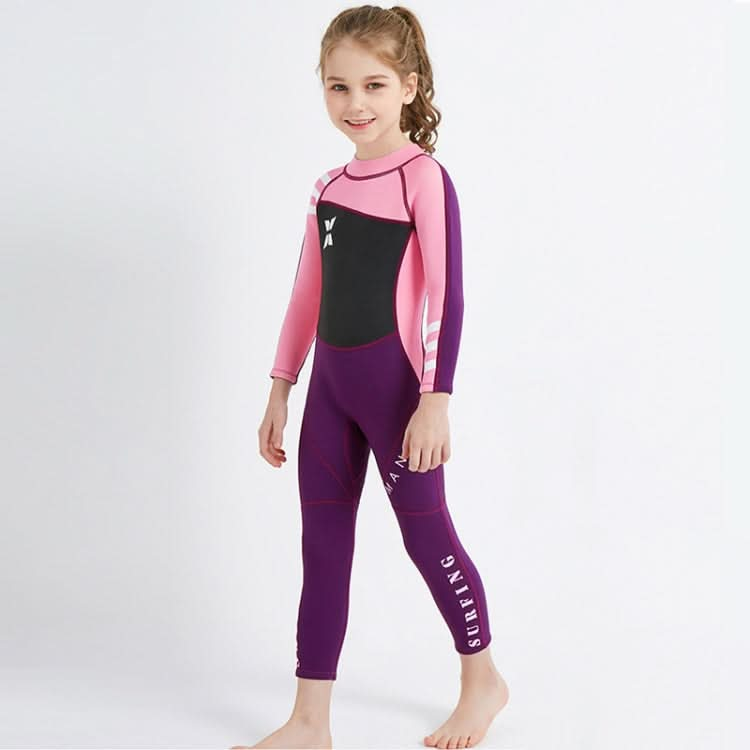 DIVE & SAIL WS-18818 Children Diving Suit One-piece Warm Snorkeling Surfing Anti-jellyfish Swimsuit Reluova