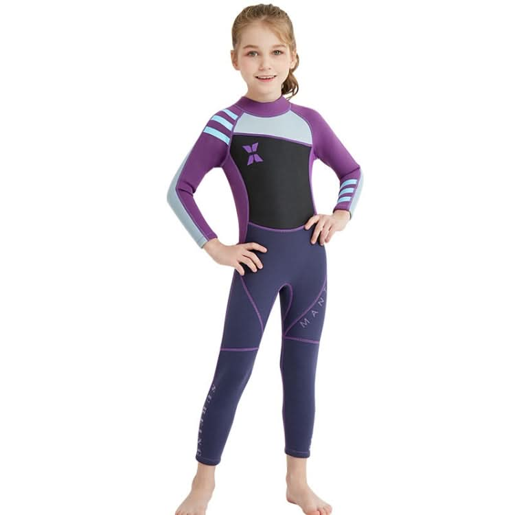 DIVE & SAIL WS-18818 Children Diving Suit One-piece Warm Snorkeling Surfing Anti-jellyfish Swimsuit Reluova