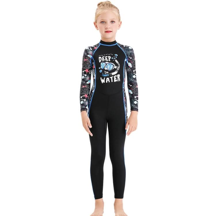 DIVE & SAIL Children Sun Protection Long Sleeve Quick Dry Diving Suit Reluova