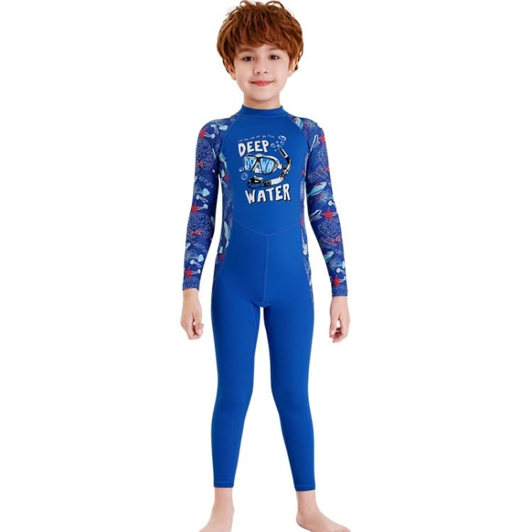 DIVE & SAIL Children Sun Protection Long Sleeve Quick Dry Diving Suit Reluova