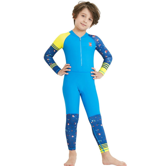 DIVE & SAIL LS-18822 Children Diving Suit Outdoor Sunscreen One-piece Swimsuit