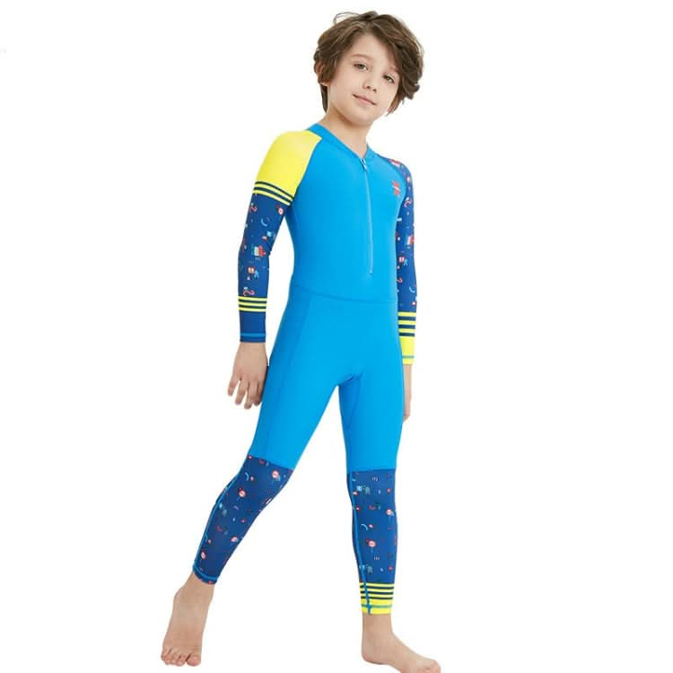 DIVE & SAIL LS-18822 Children Diving Suit Outdoor Sunscreen One-piece Swimsuit Reluova