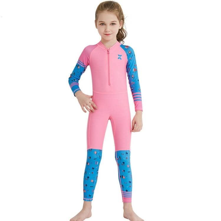 DIVE & SAIL LS-18822 Children Diving Suit Outdoor Sunscreen One-piece Swimsuit Reluova