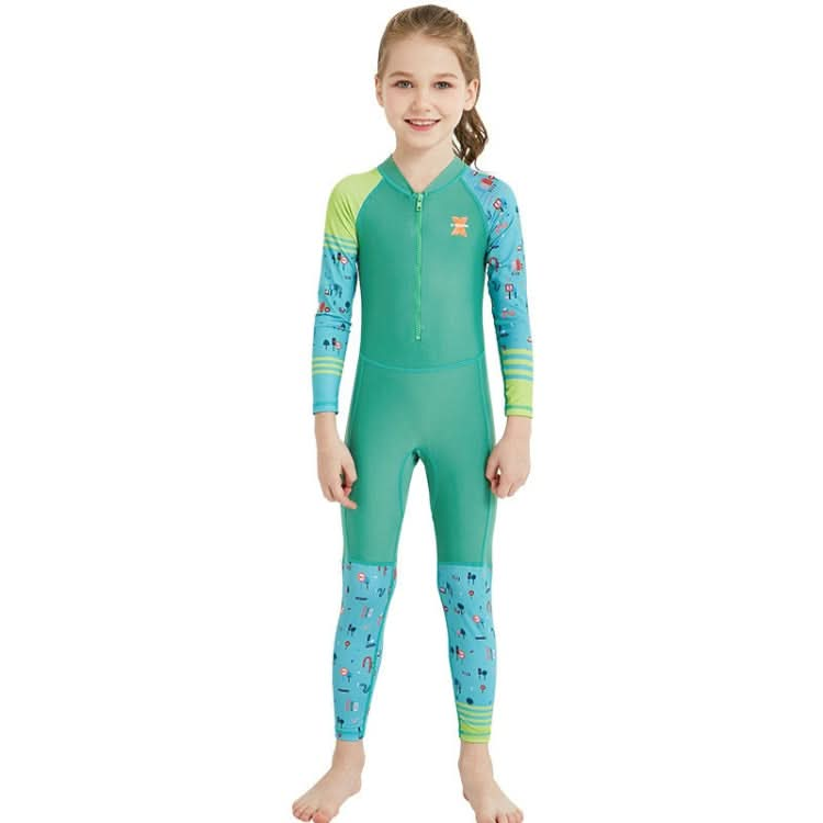 DIVE & SAIL LS-18822 Children Diving Suit Outdoor Sunscreen One-piece Swimsuit Reluova