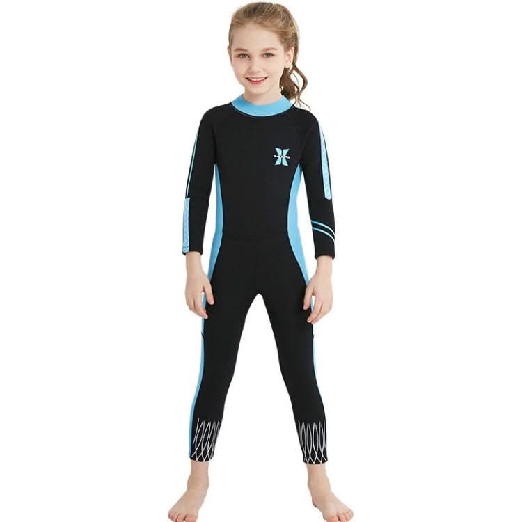 DIVE & SAIL 2.5mm Children Diving Suit One-piece Warm Snorkeling Suit Drifting Sunscreen Swimsuit Reluova