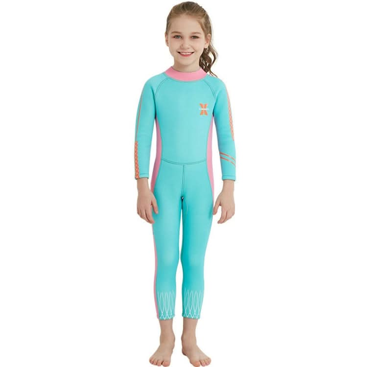 DIVE & SAIL 2.5mm Children Diving Suit One-piece Warm Snorkeling Suit Drifting Sunscreen Swimsuit Reluova