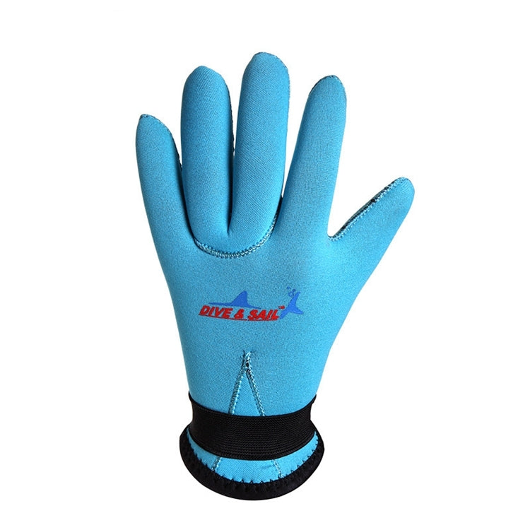 DIVE&SAIL 3mm Children Diving Gloves Scratch-proof Neoprene Swimming Snorkeling Warm Gloves