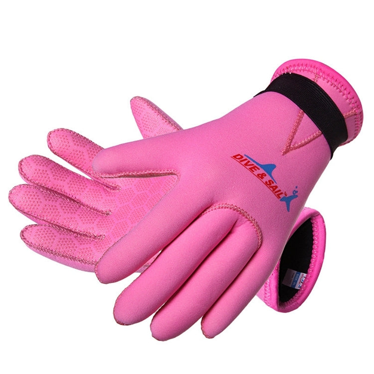 DIVE&SAIL 3mm Children Diving Gloves Scratch-proof Neoprene Swimming Snorkeling Warm Gloves