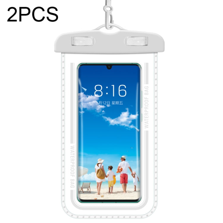 2 PCS Transparent Waterproof Cell Phone Case Swimming Cell Phone Bag-Reluova