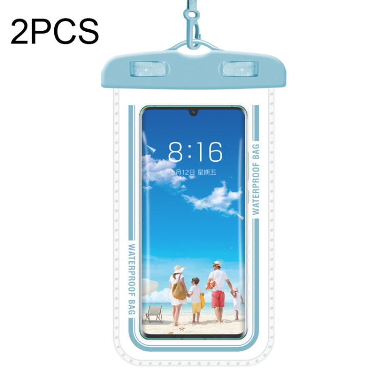 2 PCS Transparent Waterproof Cell Phone Case Swimming Cell Phone Bag-Reluova