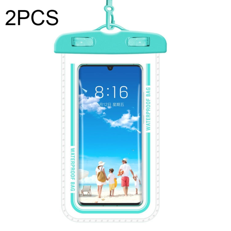 2 PCS Transparent Waterproof Cell Phone Case Swimming Cell Phone Bag-Reluova