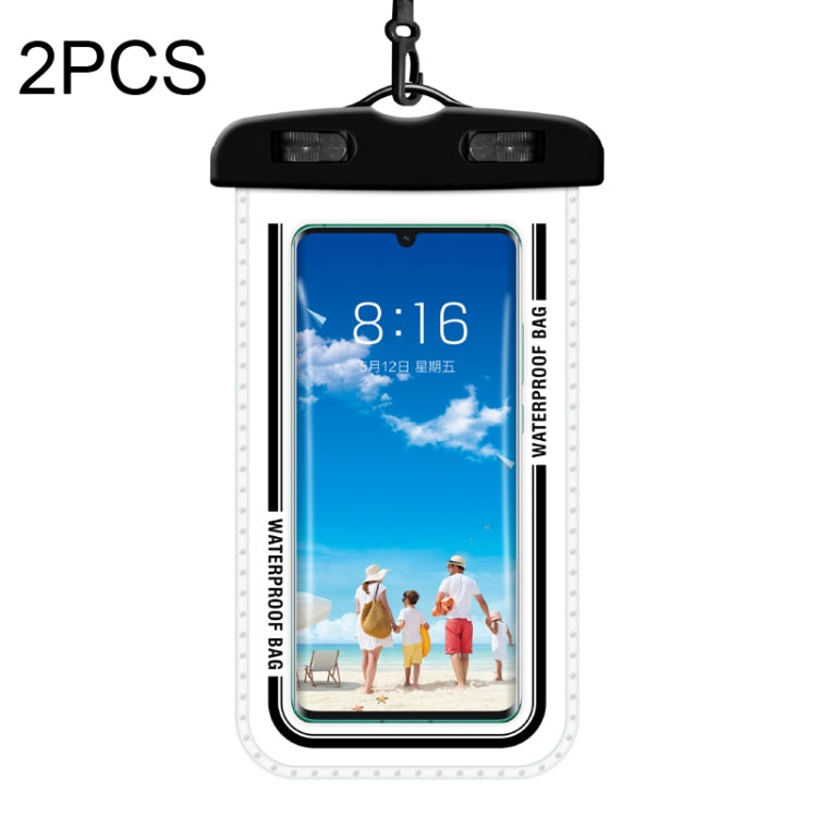 2 PCS Transparent Waterproof Cell Phone Case Swimming Cell Phone Bag-Reluova