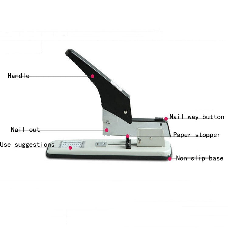 Deli 0399 Large Stapler Thickened Lengthened Labor Saving Office Stationery Stapler My Store