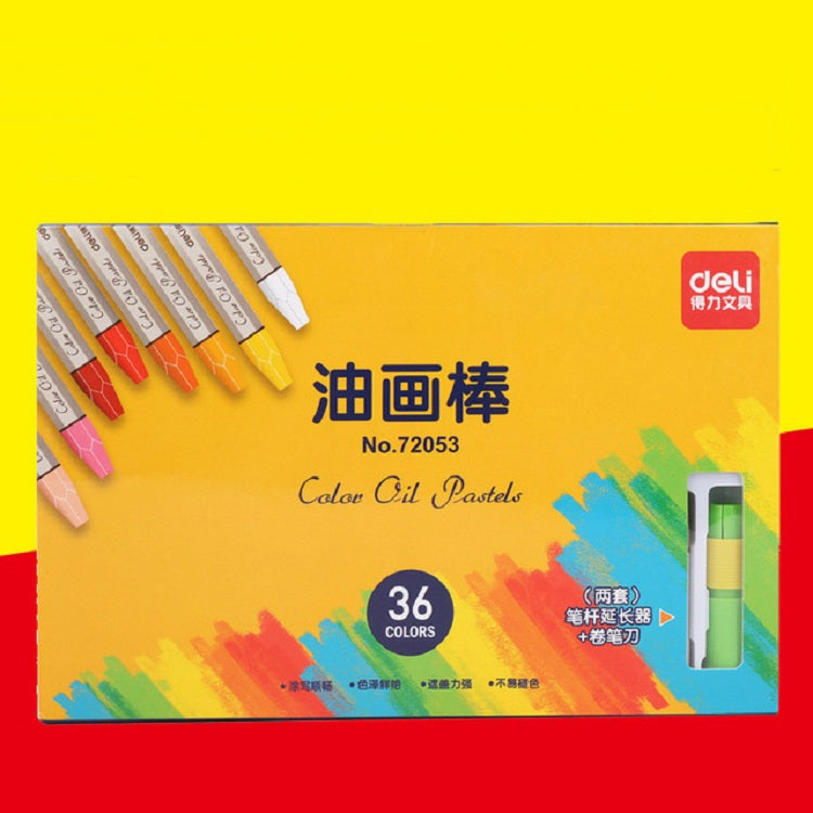 Deli Children Painting Oil Painting Stick Colors Not Dirty Hand Art Crayon Brush