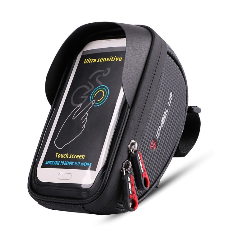 WHEEL UP Anti-splashing Touch Screen Bicycle Mobile Phone Bag Mountain Bike Front Beam Bag Riding Handlebar Bag Reluova