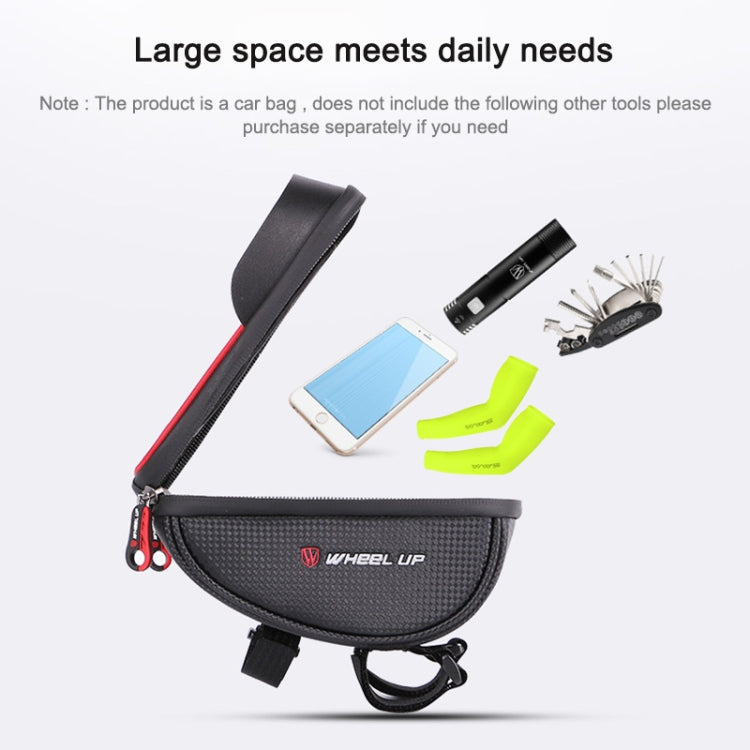 WHEEL UP Anti-splashing Touch Screen Bicycle Mobile Phone Bag Mountain Bike Front Beam Bag Riding Handlebar Bag Reluova