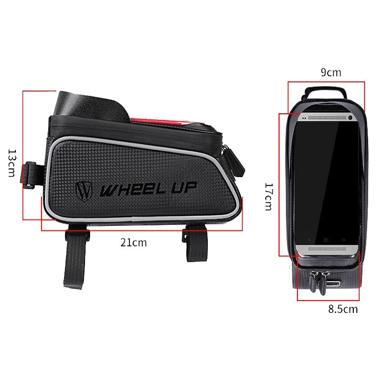 WHEEL UP WH020-01 Waterproof Bicycle Bag Mountain Bike Car Front Beam Package Upper Tube Package