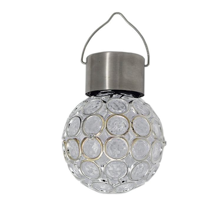 2 PCS Solar Hollow Ball Pendent Lamp Decorative Garden Light-Reluova